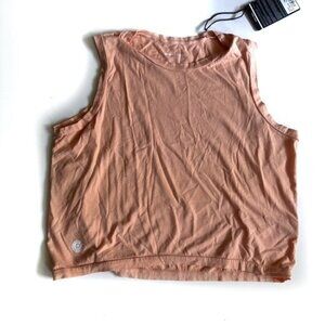 Good HYouman Erica Tangerine Crew Neck Cropped Tank - M - NWT